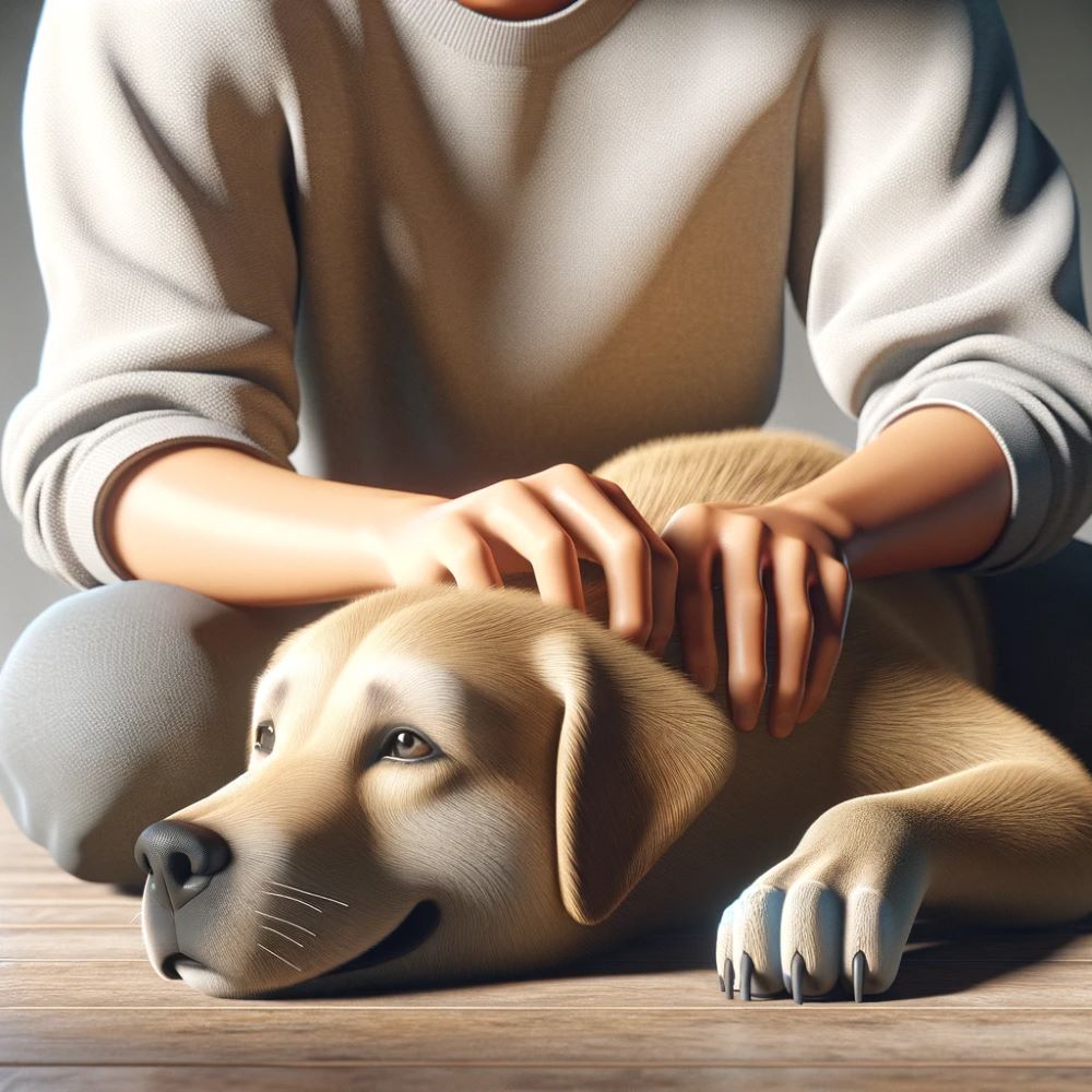 Hund-Physiotherapie-Tiergesundheit, Faszienmassage, faszientherapie-LaziRoll